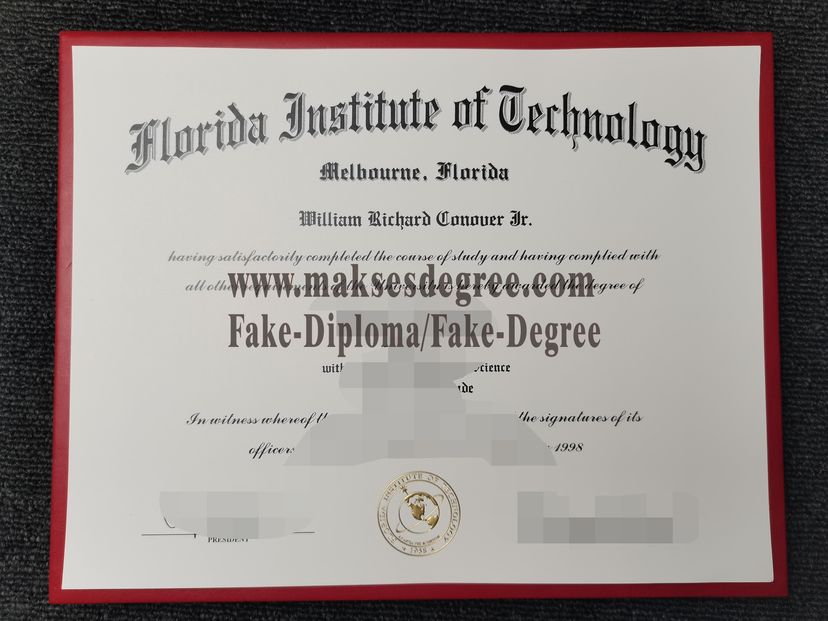 Make fake Purchase fake Florida Institute of Technology Degree Certificate