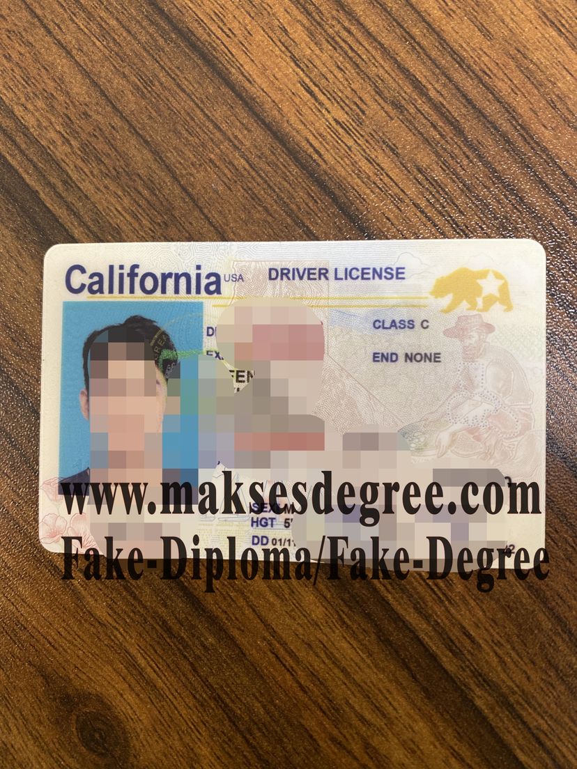 Purchase a phony California drivers license