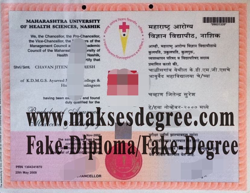 Purchase a phony Maharashtra University Certificate