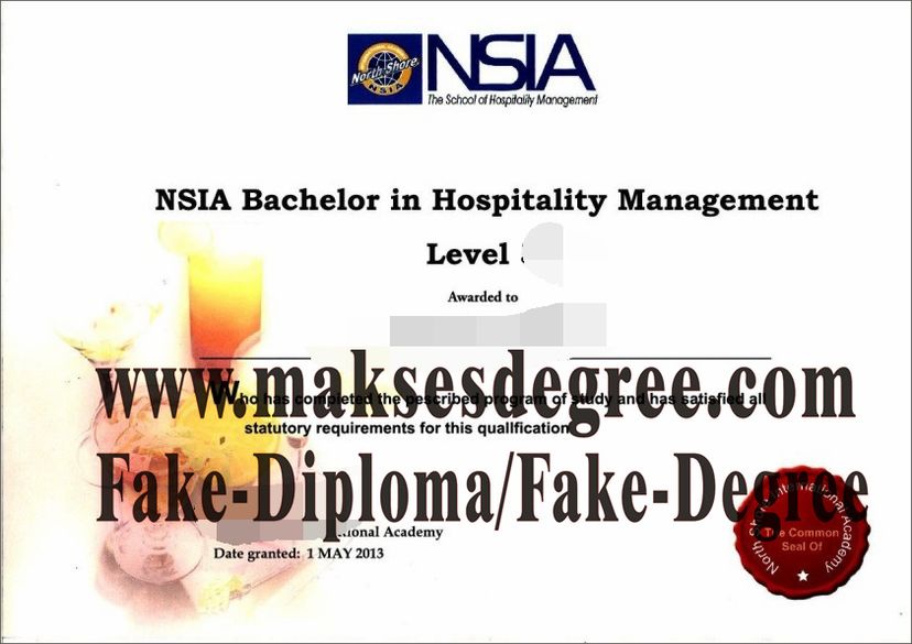 Purchase a phony NSIA Certificate