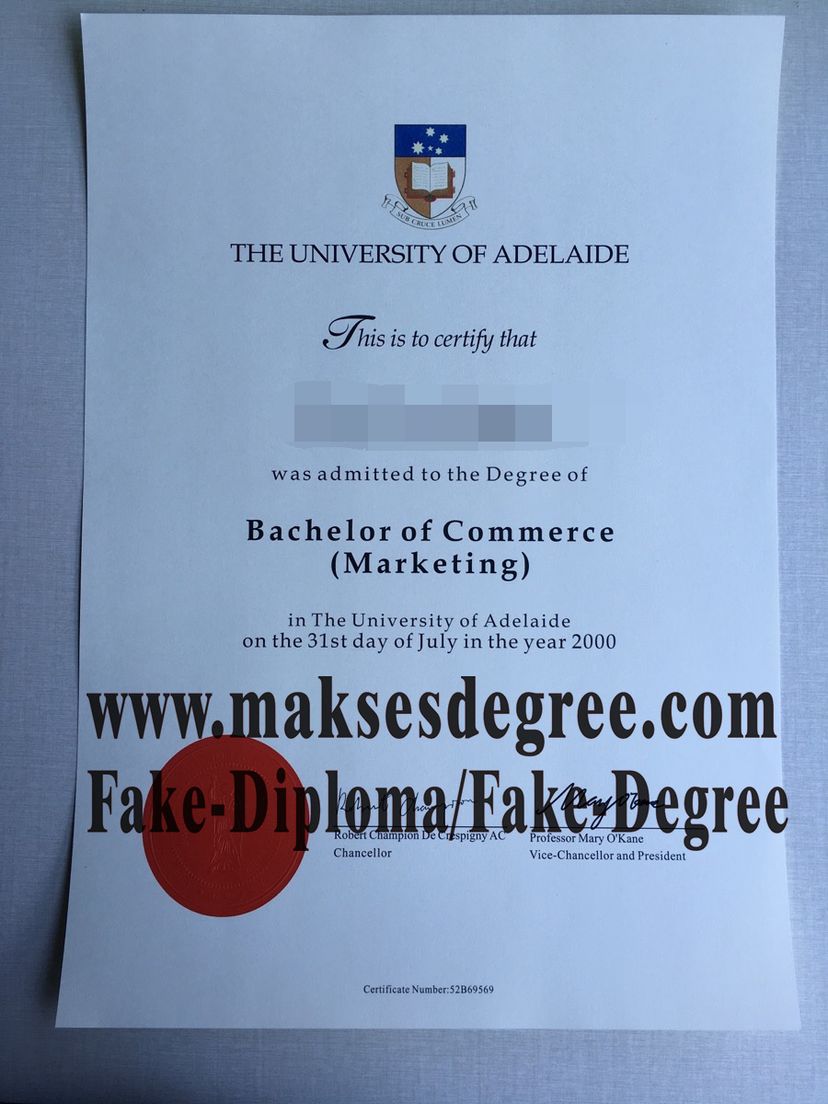 Purchase a phony The University of Adelaide Diploma