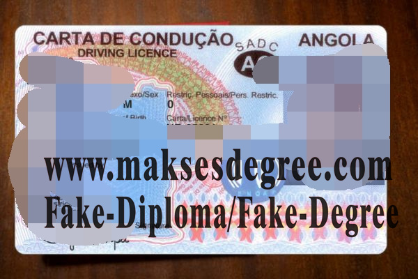 Purchase fake Angola Drivers License