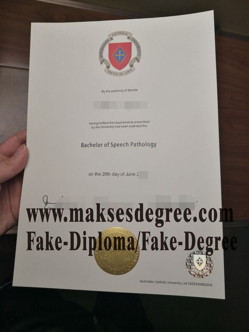 Purchase fake Australian Catholic University (ACU) Certificate