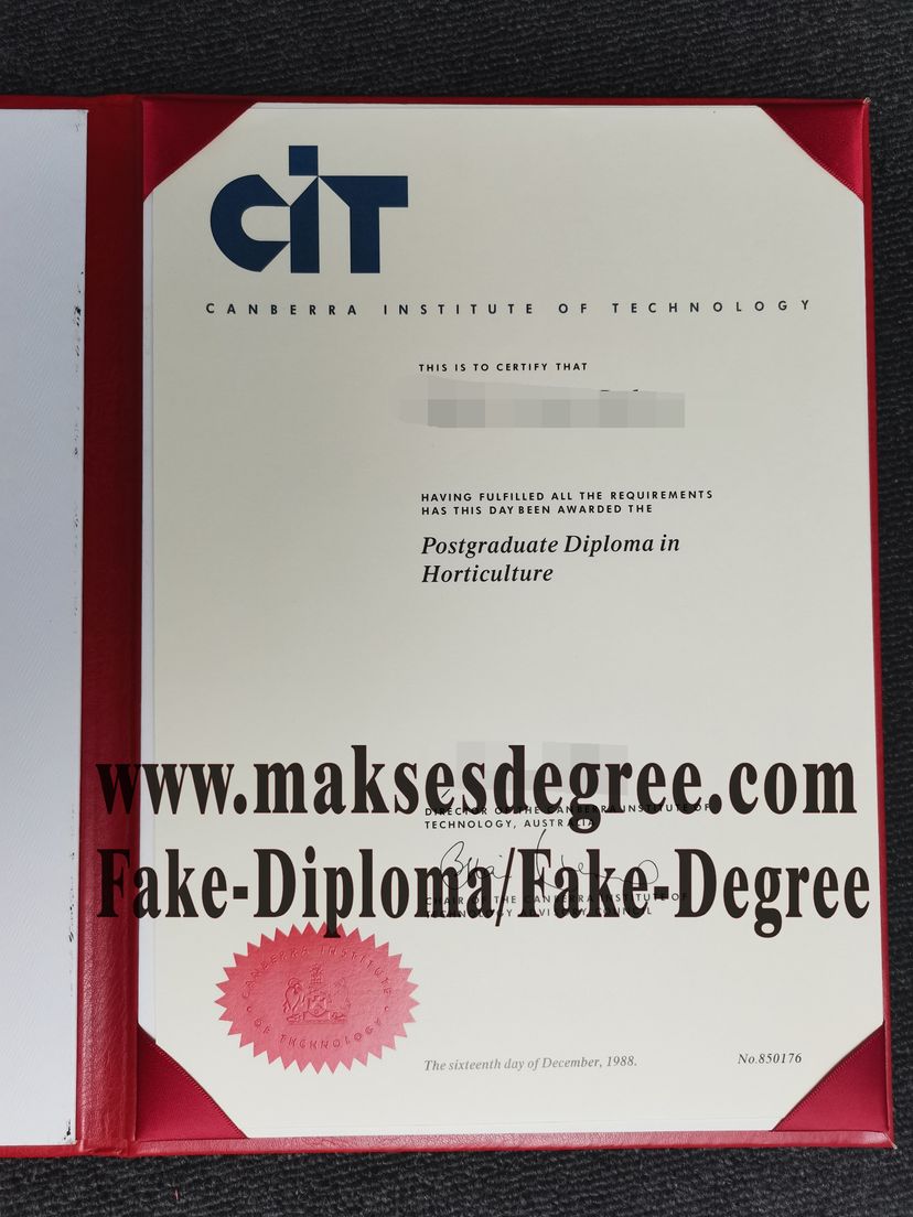 Purchase fake Canberra Institute of Technology Certificate