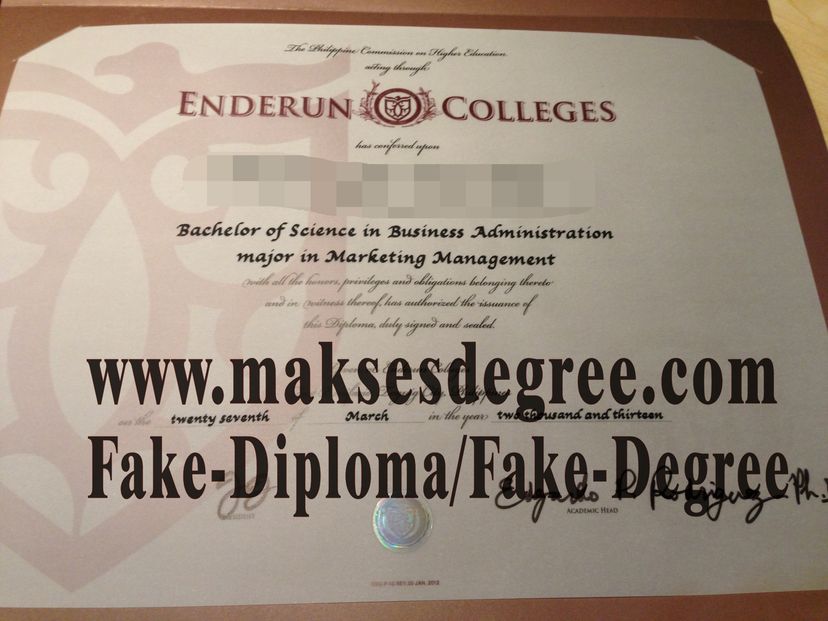 Purchase fake Enderun Colleges Degree