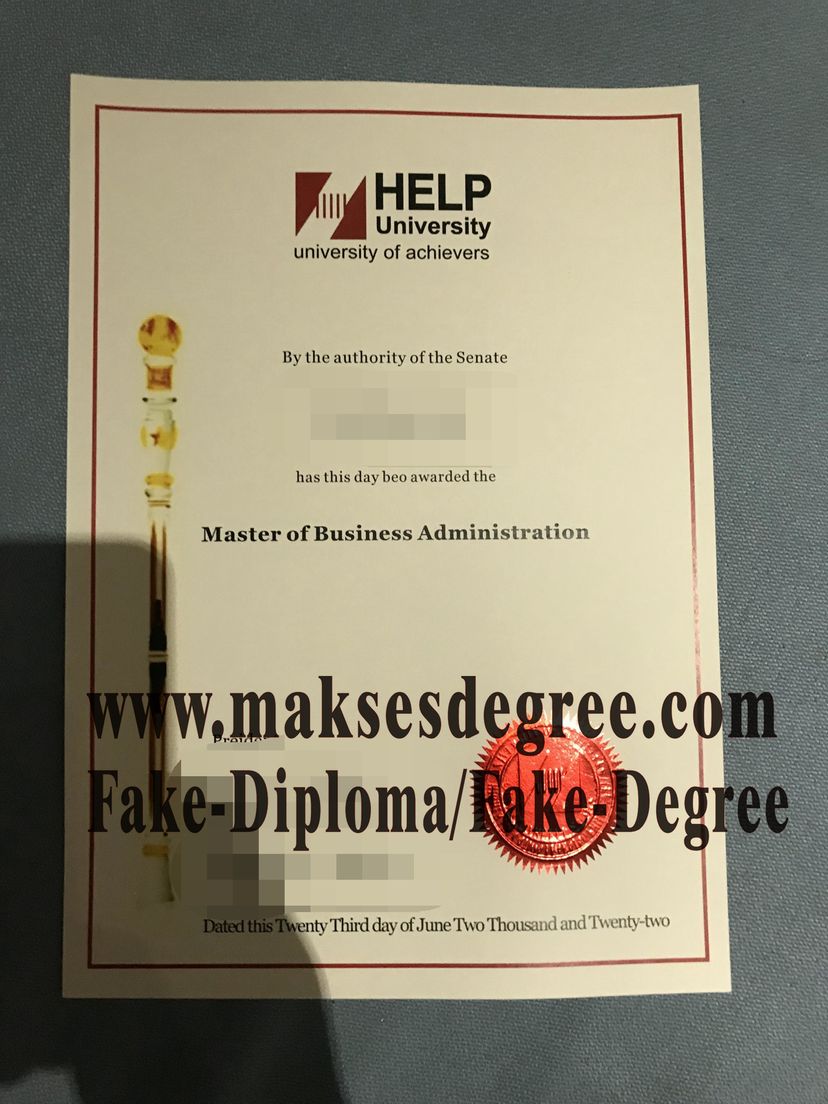 Purchase fake HELP University Degree