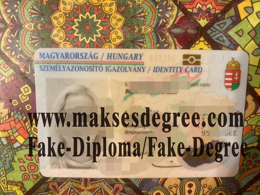 Purchase fake Hungary ID card