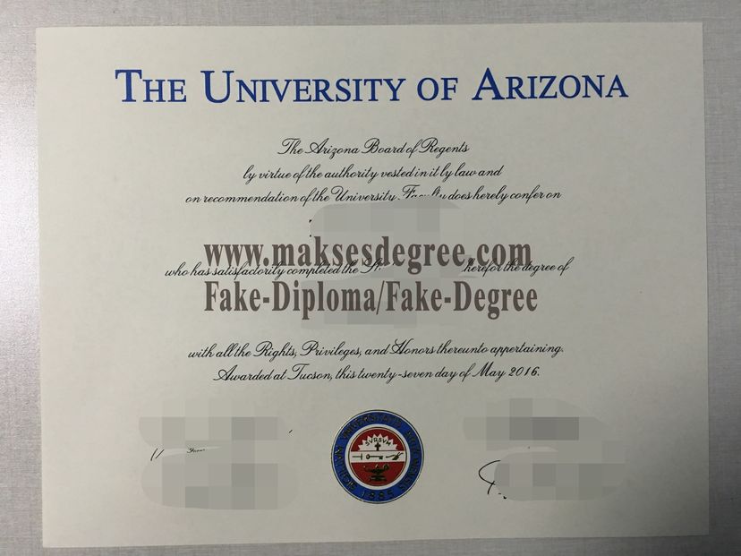 Purchase fake The University of Arizona Degree