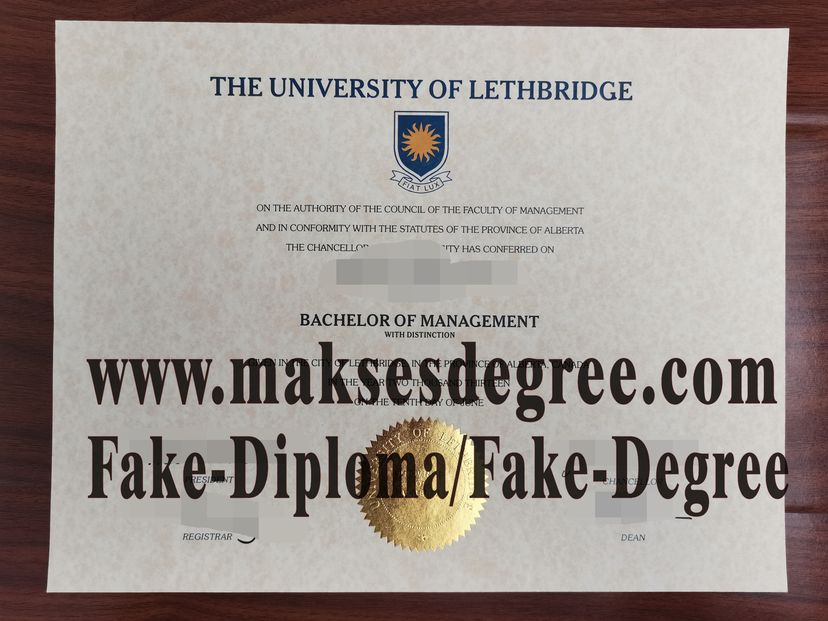 Purchase fake University of Lethbridge Diploma