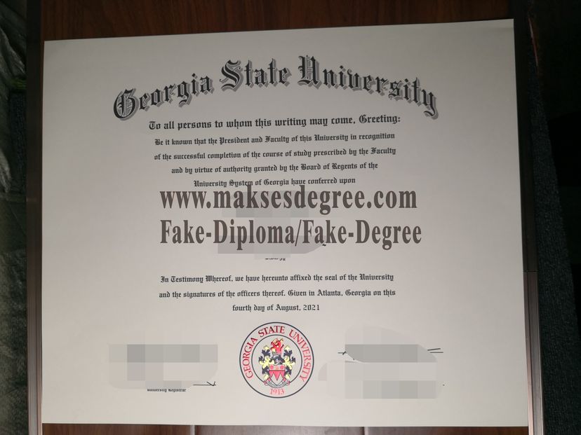 Replica Purchase fake Georgia State University Certificate Diploma