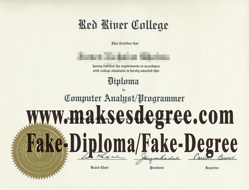 Replica Red River College Degree