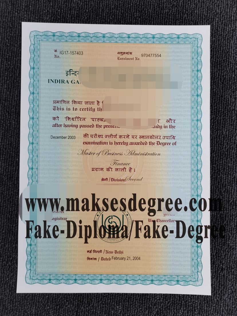 The best website to buy fake Indira Gandhi National Open University Degree