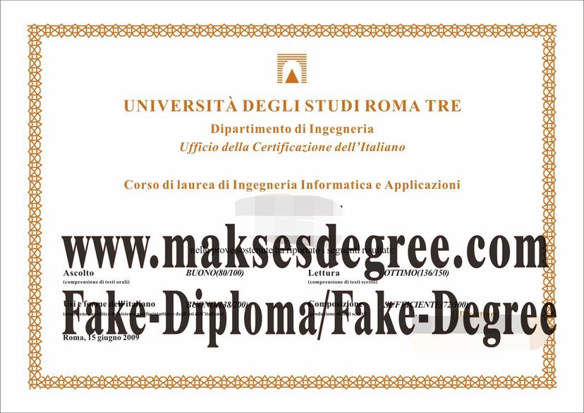 The best website to buy fake Roma Tre University Diploma