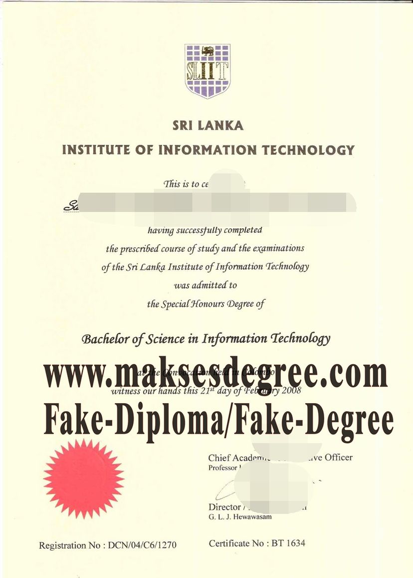 The best website to buy fake Sri Lanka Institute of Information Technology Degree