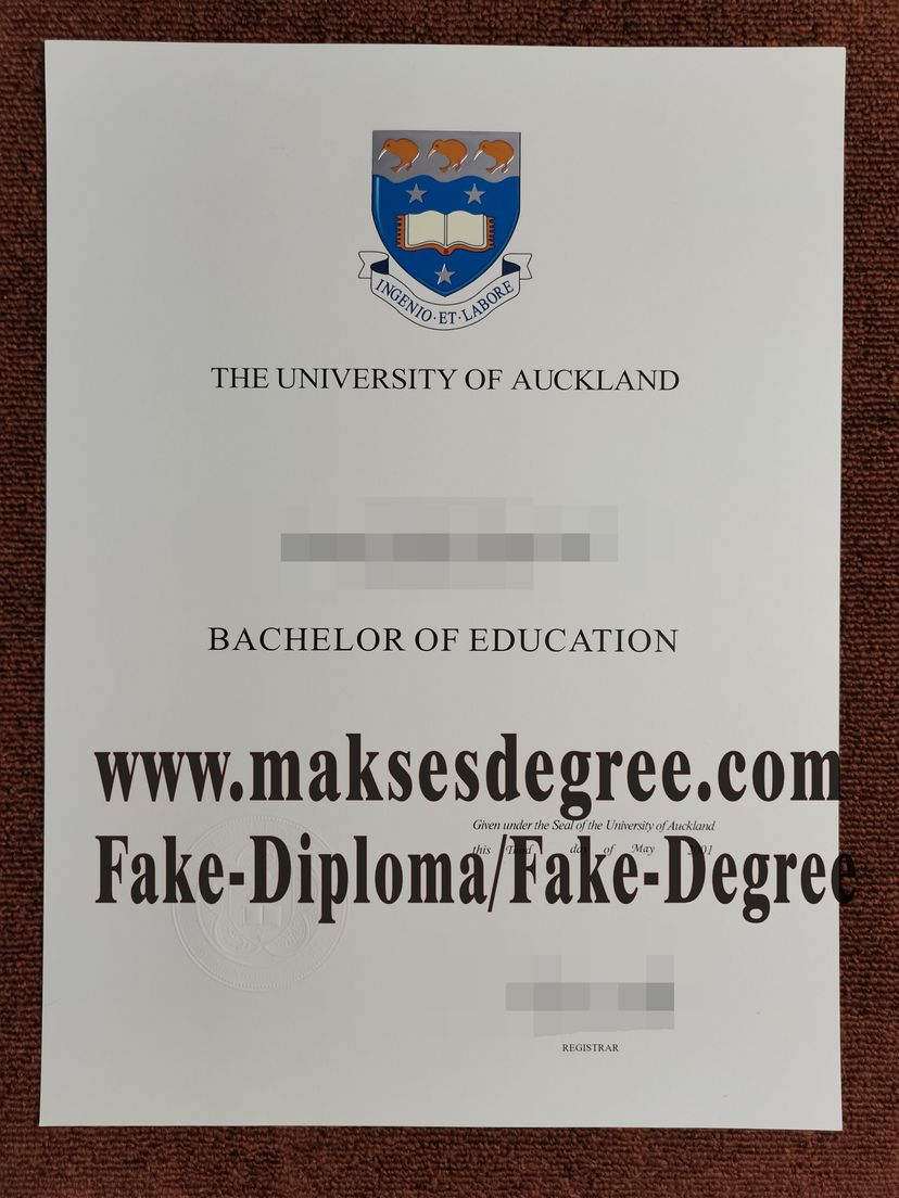 The best website to buy fake The University of Auckland Certificate