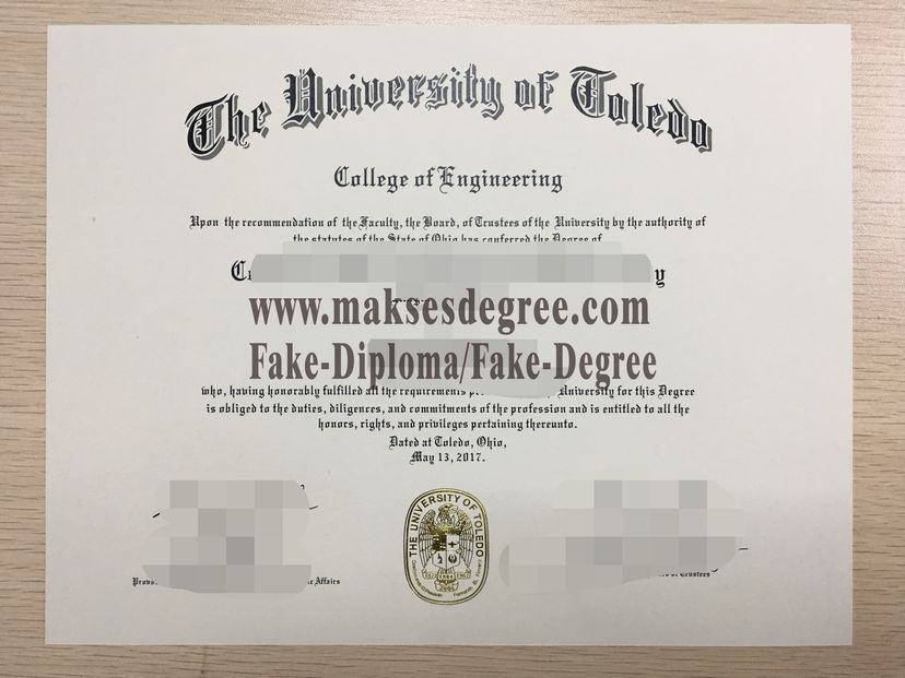 The best website to buy fake The University of Toledo Certificate