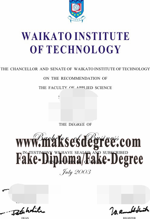 The best website to buy fake Waikato Institute of Technology Degree