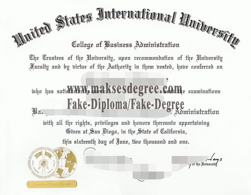 The easy steps to buy fake United States International University Degree