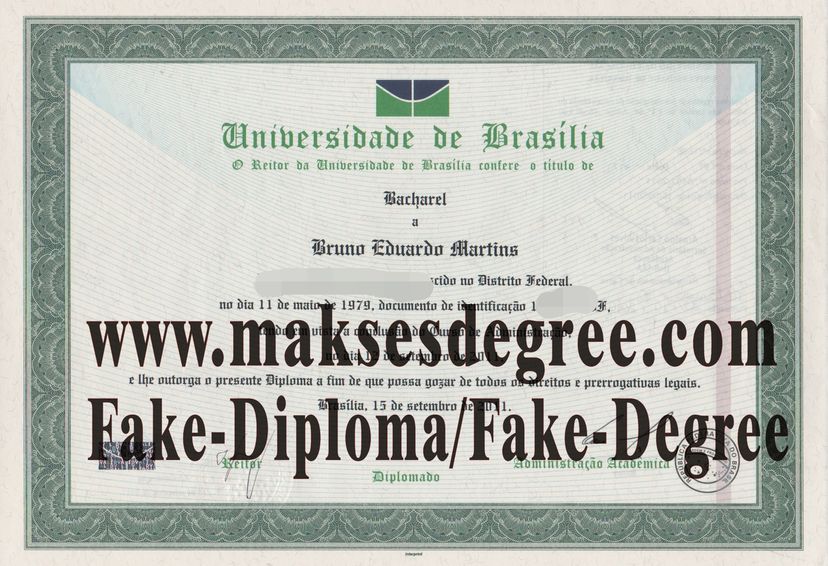 The easy steps to buy fake Universidade de Brasília Degree