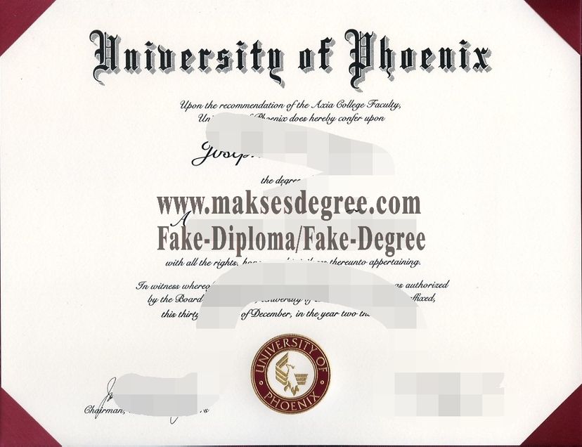 The easy steps to buy fake University of Phoenix Certificate