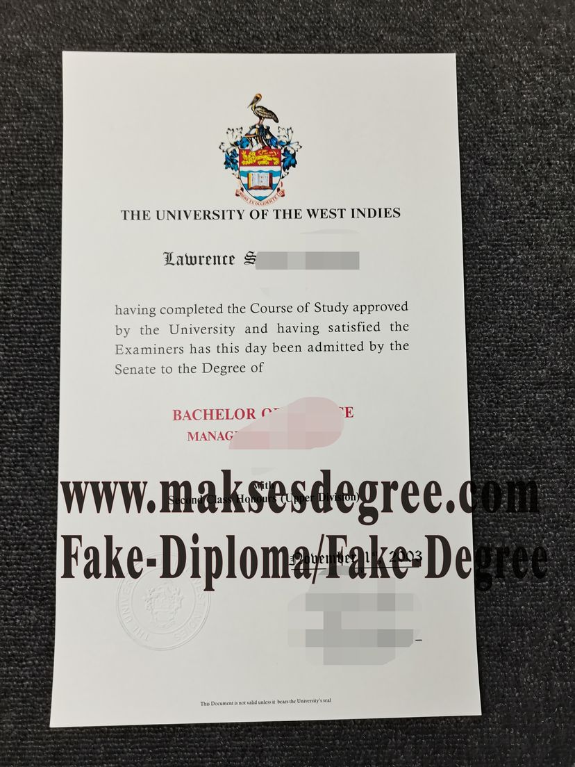 The easy steps to buy fake University of the West Indies Degree