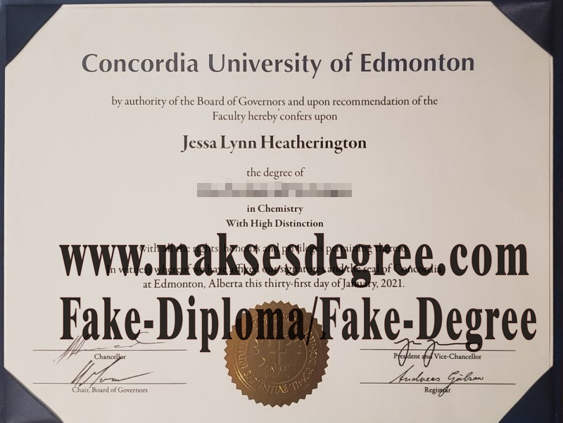 The steps to buy fake Concordia University Edmonton Degree