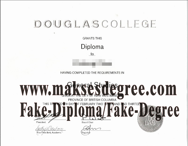 The steps to buy fake DouglasCollege Certificate