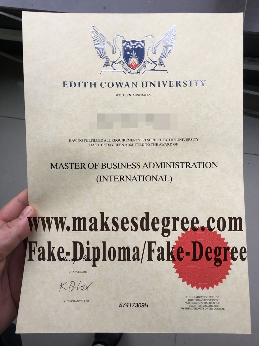 The steps to buy fake Edith Cowan university Certificate