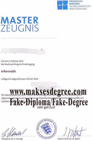 The steps to buy fake Fachhochschule Konstanz Degree