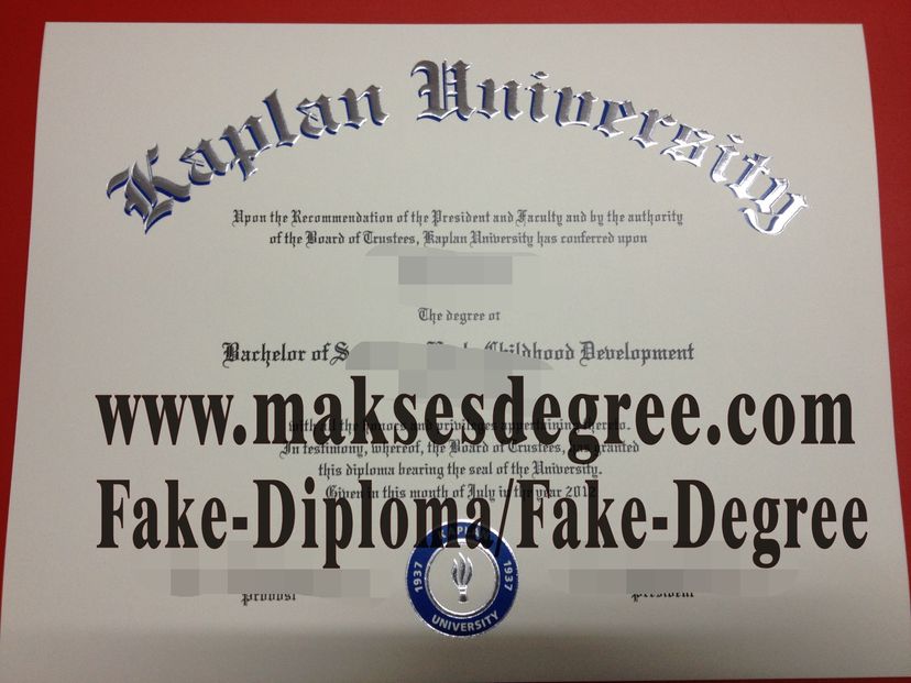 The steps to buy fake Kaplan University Degree