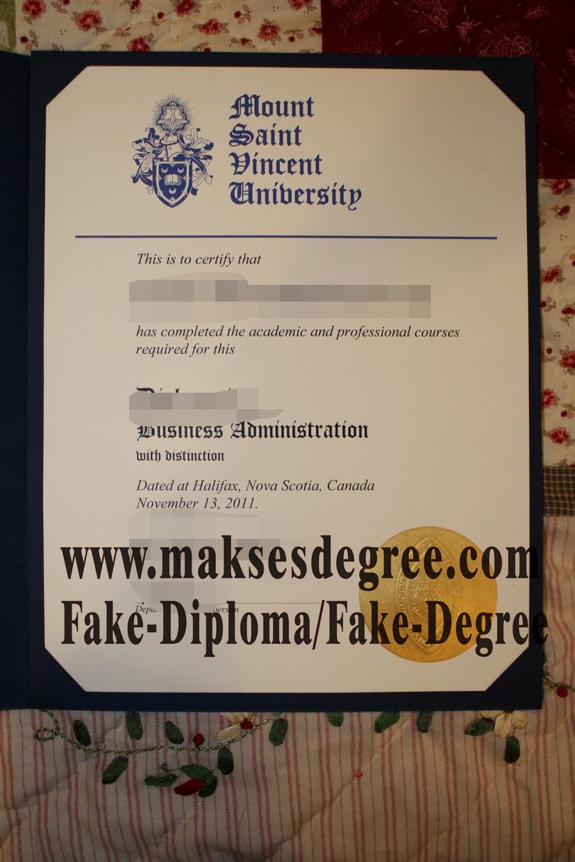 The steps to buy fake Mount Saint Vincent University Diploma