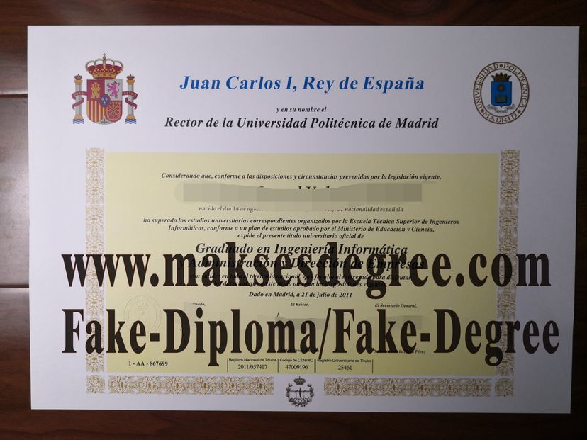 The steps to buy fake Universidad Politécnica de Madrid Diploma