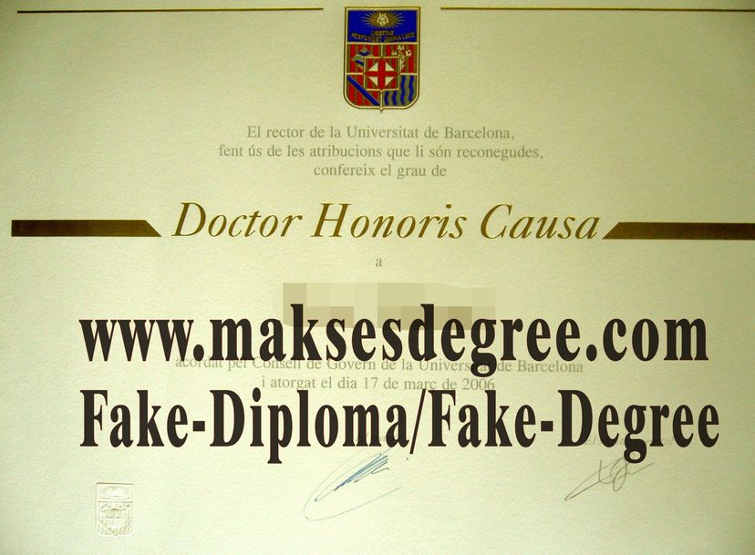 The steps to buy fake Universitat de Barcelona Certificate