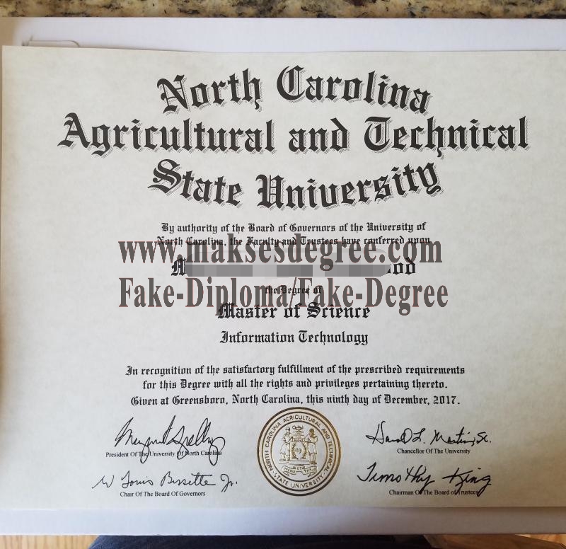 Where to order fake North Carolina Agricultural and Technical State University Degree