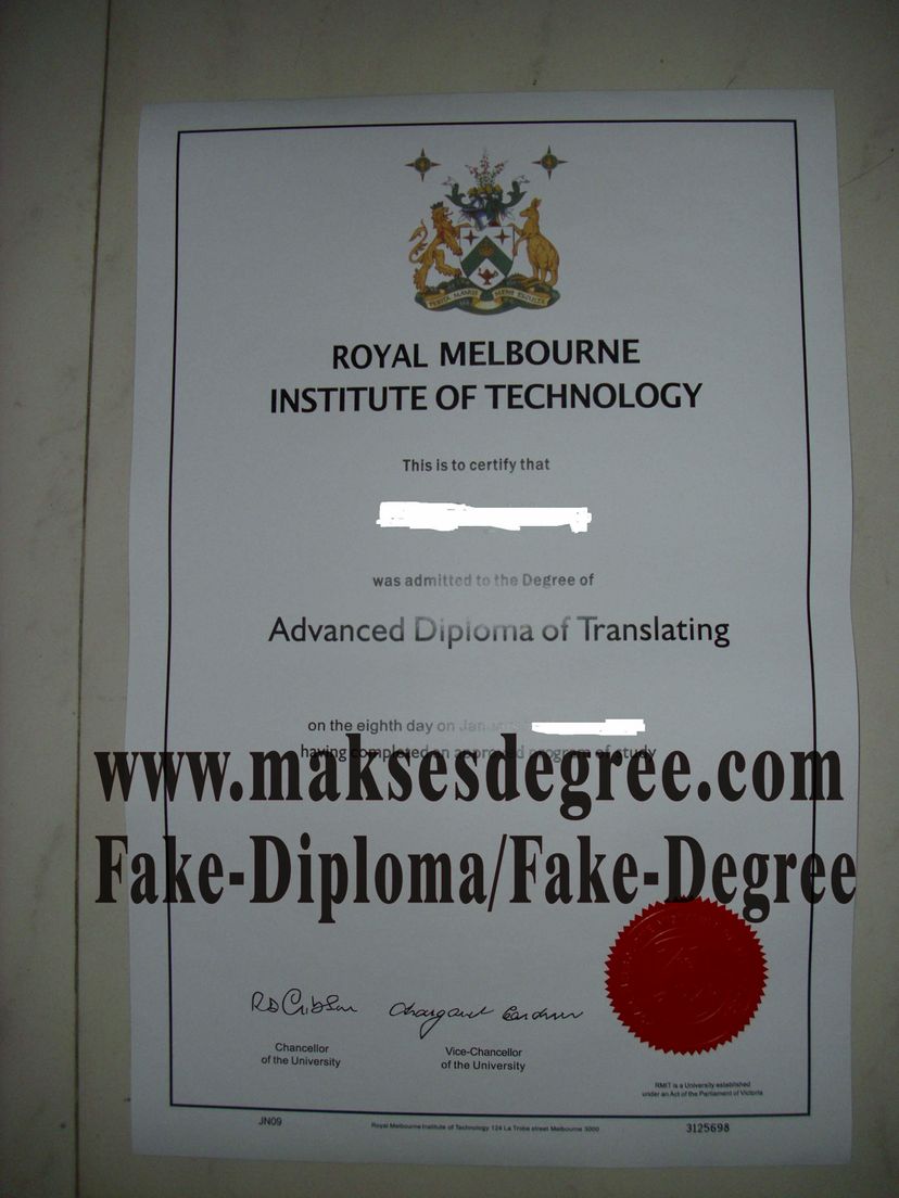 Where to order fake RMIT University Certificate