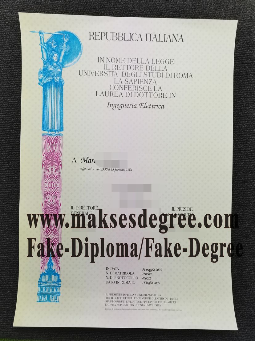 Where to order fake Sapienza University of Rome Diploma