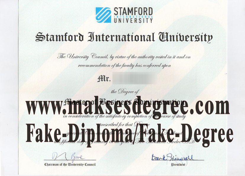 Where to order fake Stamford international University Degree