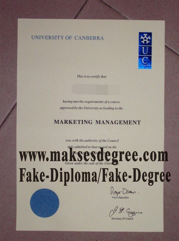 Where to order fake University of Canberra Diploma