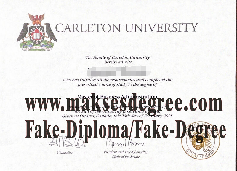 Where to purchase fake Carleton University Degree