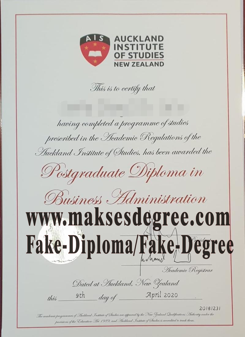 Where to purchase fake New Zealand Auckland Research Institute Diploma