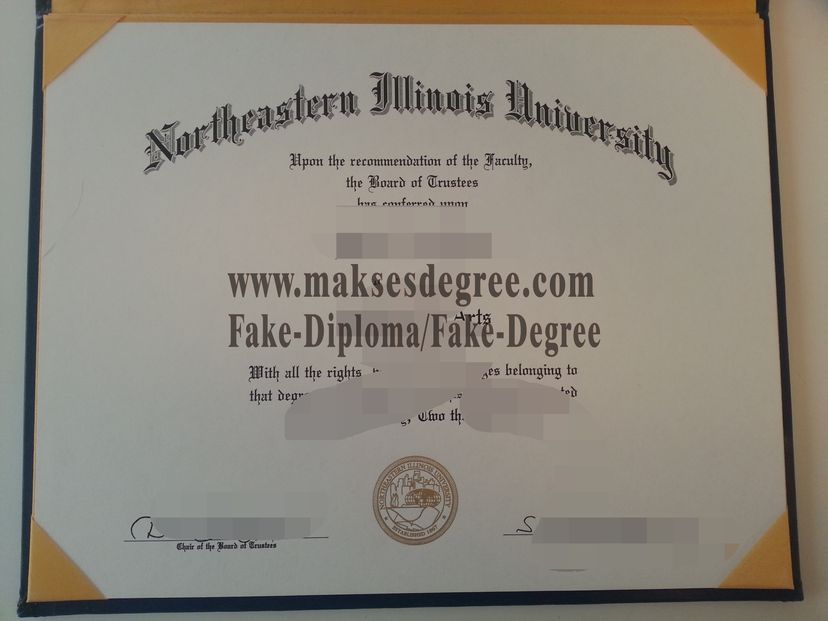 Where to purchase fake Northeastern Illinois University Certificate