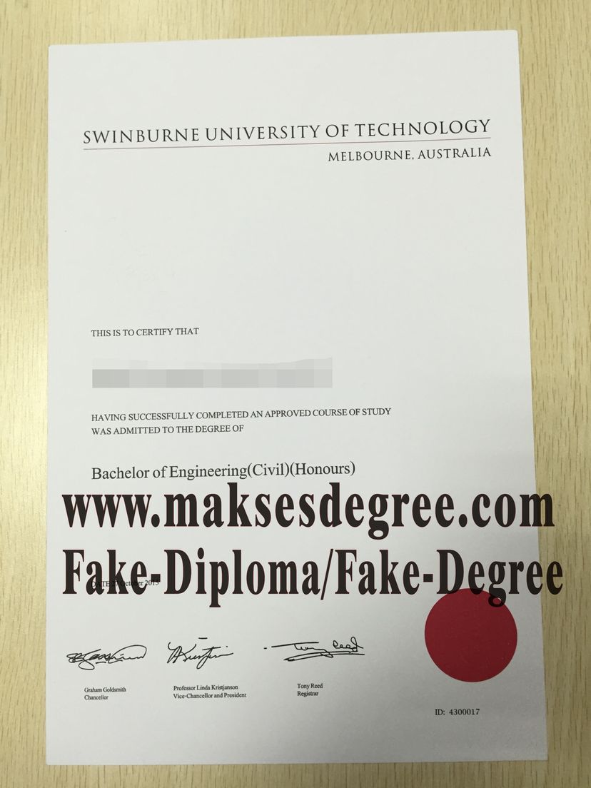 Where to purchase fake Swinburne University of Technology Certificate