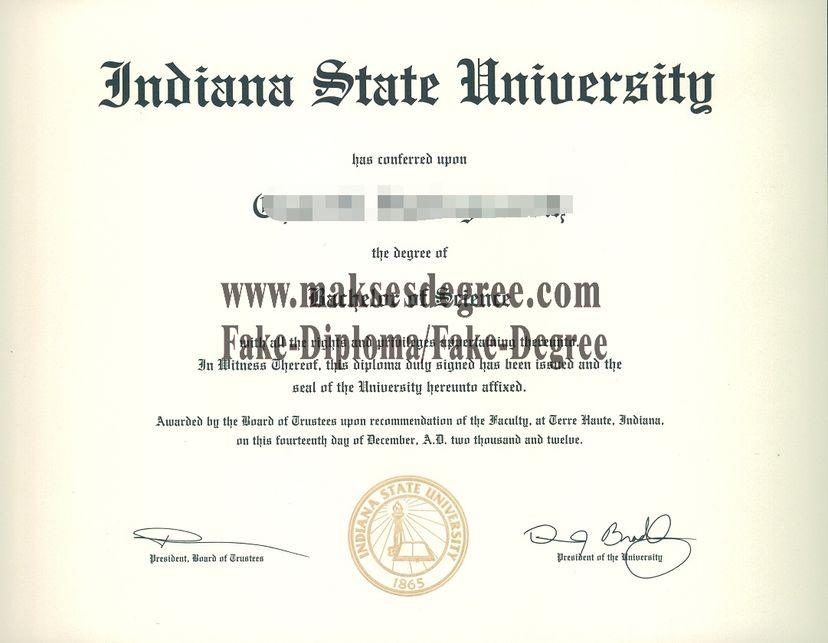 Where to purchase fake The best website to buy fake Indiana State University Diploma Degree